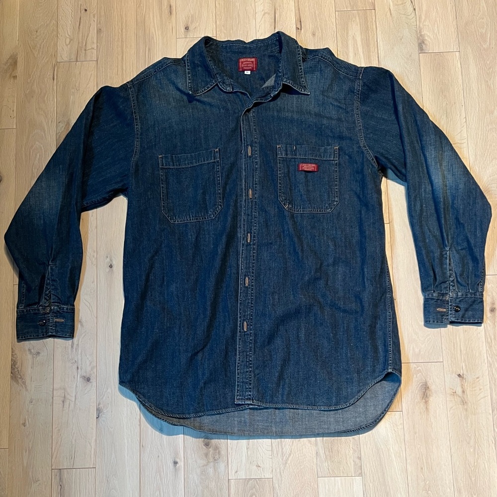 COPY - Men's Lucky Brand denim button up shirt
